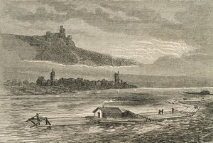 1860年代のライン川の輸送 作： French School